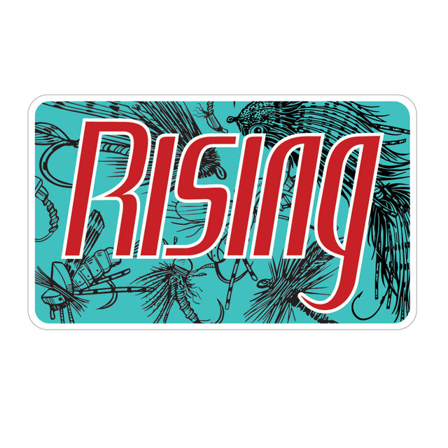 Rising Flies Sticker